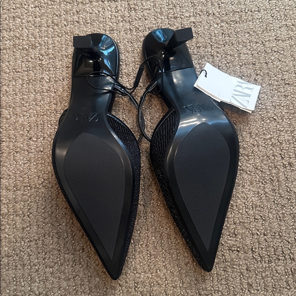 Zara Elegant Black Heels - Picture 3 of 5
